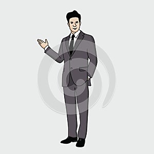 businessman illustration vector design