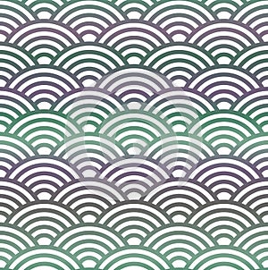 Water waves geometric seamless repetitive vector pattern texture