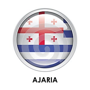 Round flag of Ajaria