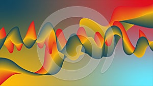 Wavey abstract background