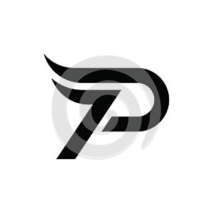 Letter P Logo, P Monogram, Initial P Logo, P Logo, Letter P Icon