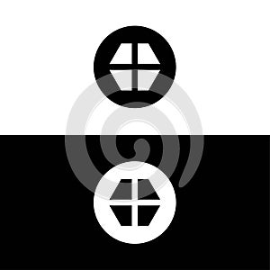 Circle vector logo template design