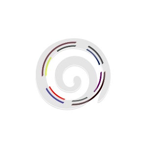 Circle vector logo template design