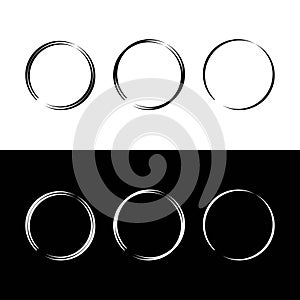 Circle vector logo template design