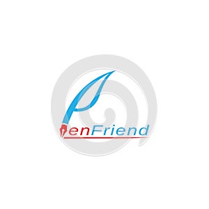 Letter Pen logo design and new idea