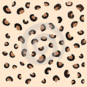 Leopard Skin Minimal Vector photo