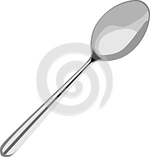 Spoon Metal Eat Table Utensil Vector