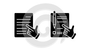 Checklist Clipboard icon set.