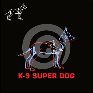 K-9 SMART SUPER DOG LOGO photo