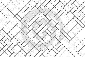 Mondrian style of diagonal pattern. Set 28