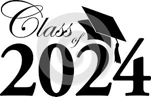 Graduation Logo Class of 2024 photo