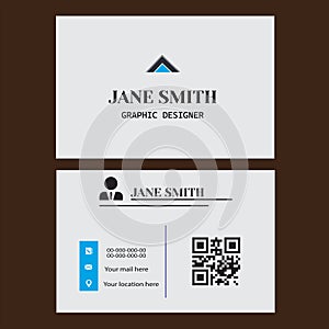 Business card creative using colour and new concaft.
