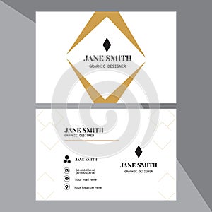 Business card creative using colour and new concaft.