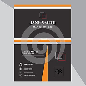 Creative business card using adobe illustrator and new concaft.