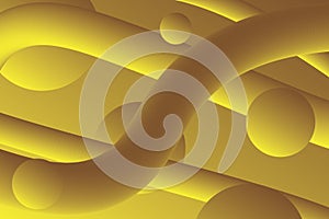 Gold 3D Backgrounds Yellow Vector art Design