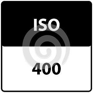 ISO 400 camera icon se