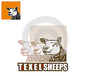 TEXEL GREAT SHEEP HEAD LOGO photo