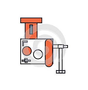 Minimalistic vector gimble illustration design.