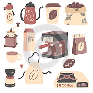 vector graphic pack coffee theme seamless pattern. suitable for your business needs