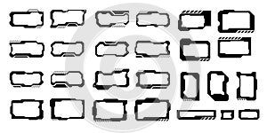 Futuristic UI Frames and Borders Collection