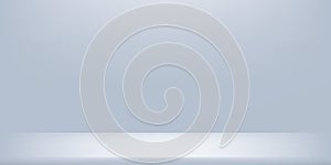 Smooth gray gradient background. Gray studio room background.