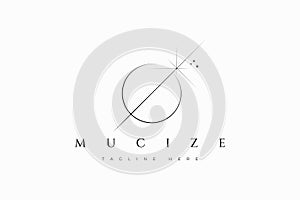 Eclipse Light Geometry Symbol Business Logo Miracle and Magical Night