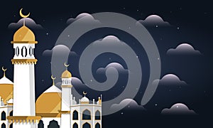 vector illustration of abstract ramadan background, Ramadhan background photo