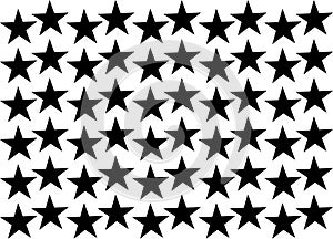 60 stars jpg image with svg vector cut file for cricut and silhouette photo
