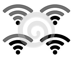 Wi-fi icons photo