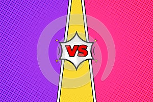 comic versus vector image background
