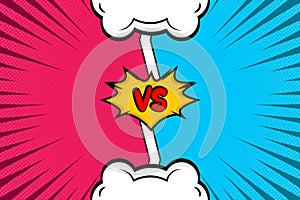 comic versus comic background image