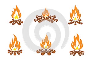 Campfire vector illustration eps 10