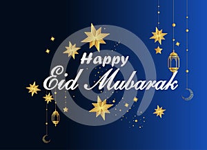 Modern Eid Card Simple design,