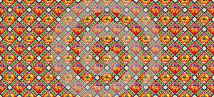 Kalamkari and patola digital designs, indian traditional digital patterns