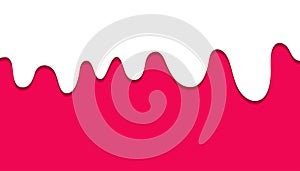 Dripping paint, abstract white with liquid wave background, yellow liquid texture flowing down, liquid flowing down