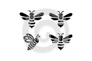 Bee Silhouette vector