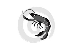 Shrimp vector art illustration eps