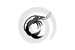 Shrimp vector art illustration eps