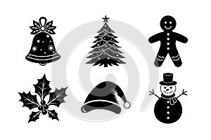 6-bundle template of christmas element