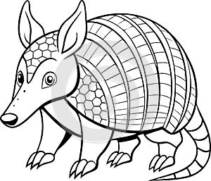 Mighty Armadillo Vector on EPS File
