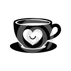 Cup Silhouette with Clean Lines