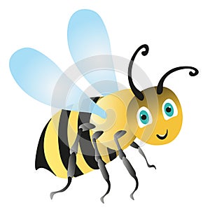 Bee Vector illustration Clipart