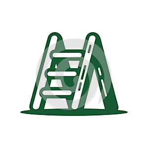 Decorative Ladder Vector Art