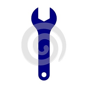 Vector Wrench Tool Icon Art