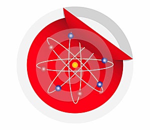 illustration of chemistry, Atomic structure atomic