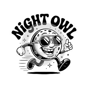 Night Owl- design vector illustration