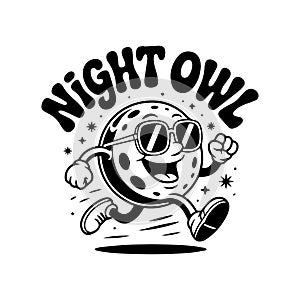 Night Owl- design vector illustration