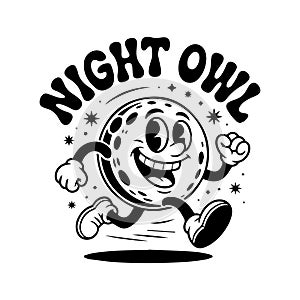 Night Owl- design vector illustration