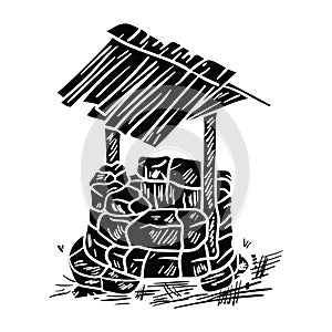 Water well vector.