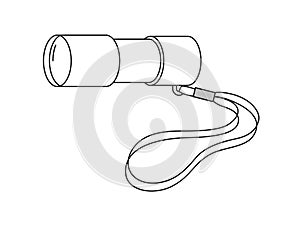 Portable LED flashlight